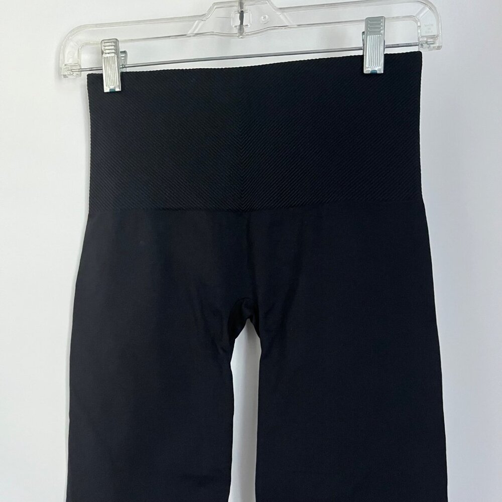 Assets By Spanx Solid Black Pull On Stretch Shape… - image 2